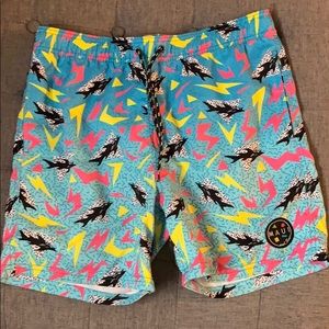 MAUI AND SONS MENS SWIM TRUNKS